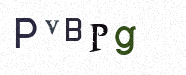 Visual Bestätigung Security Code